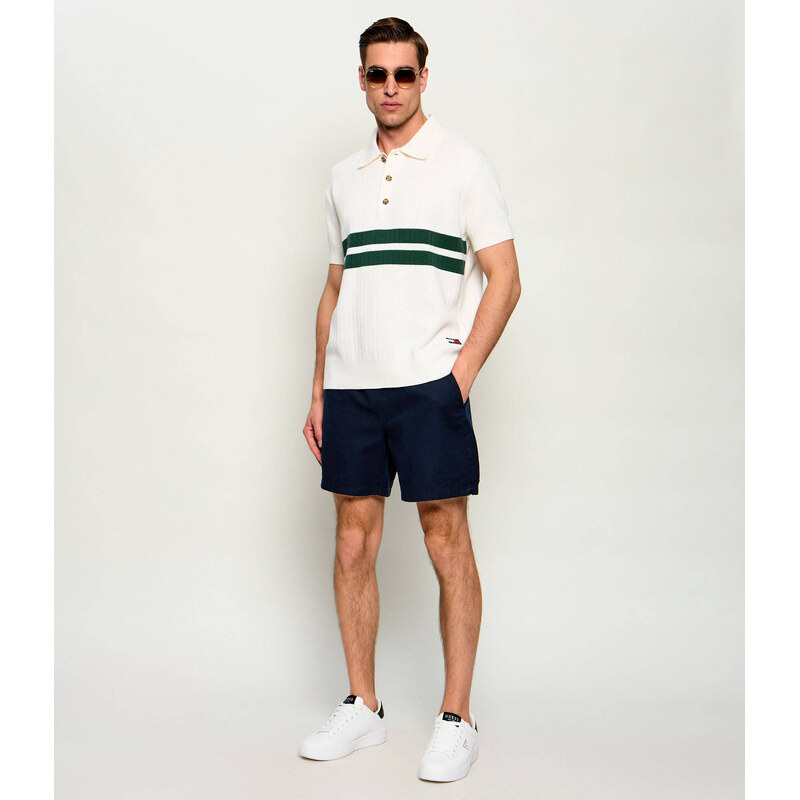 Tommy Jeans Šortky | Relaxed fit přidáním lnu