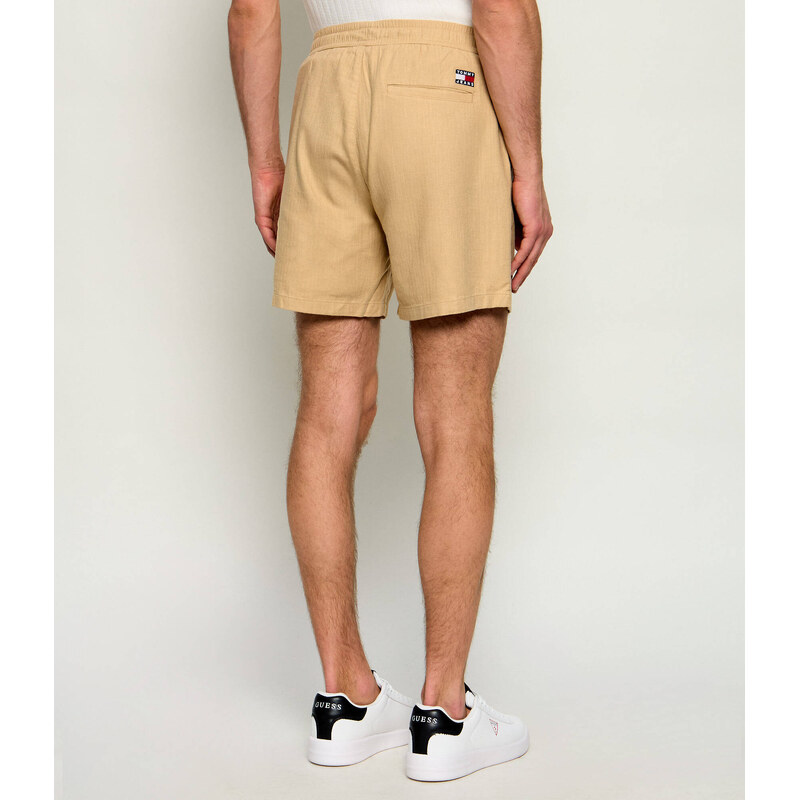 Tommy Jeans Šortky | Relaxed fit přidáním lnu