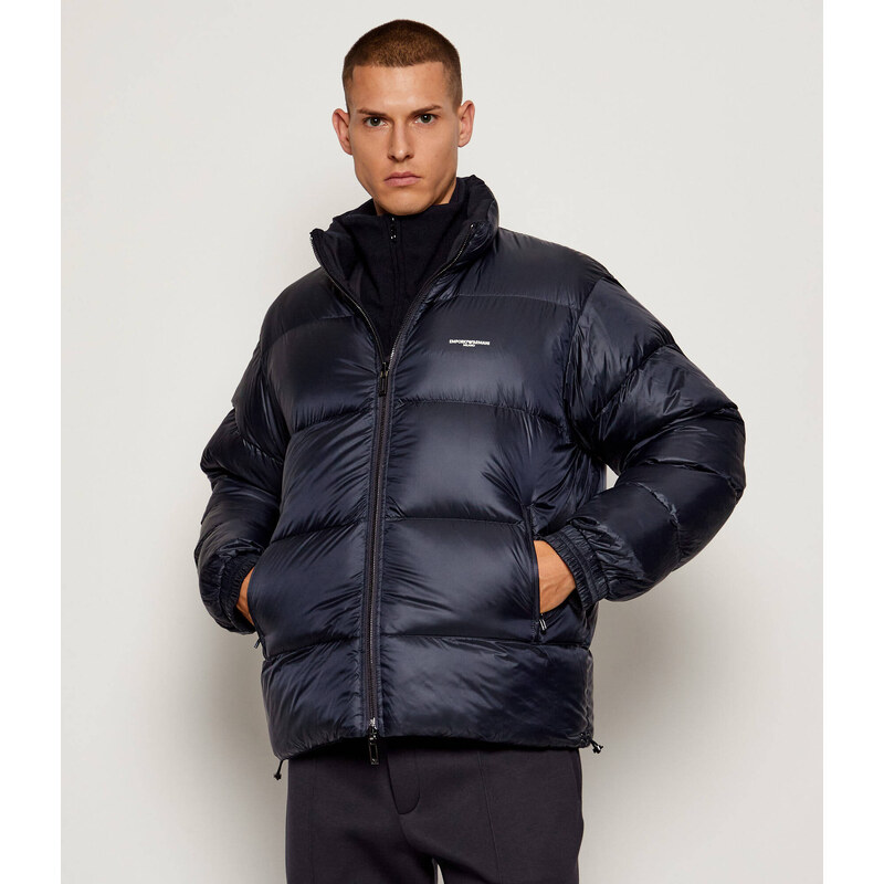 Emporio Armani Péřová oboustranná bunda | regular fit | s příměsí vlny