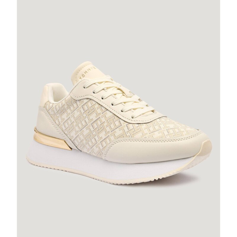 Tommy Hilfiger Kožené tenisky CHIC MONOGRAM RUNNER