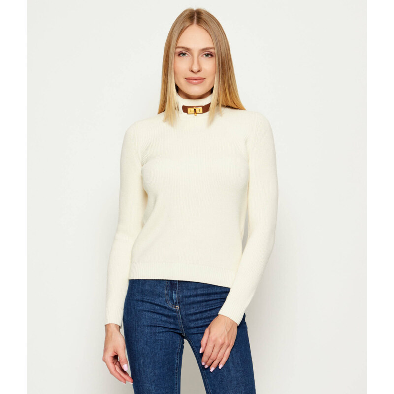Elisabetta Franchi Rolák | Slim Fit | s příměsí vlny