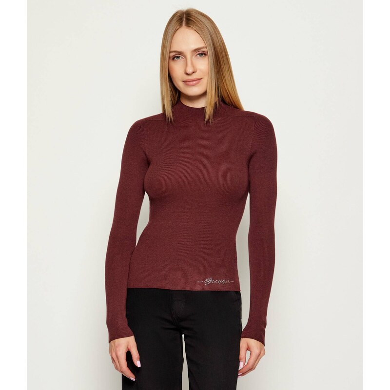 GUESS Polorolák JULIA | Slim Fit s přídavkem vlny a kašmíru 107959830