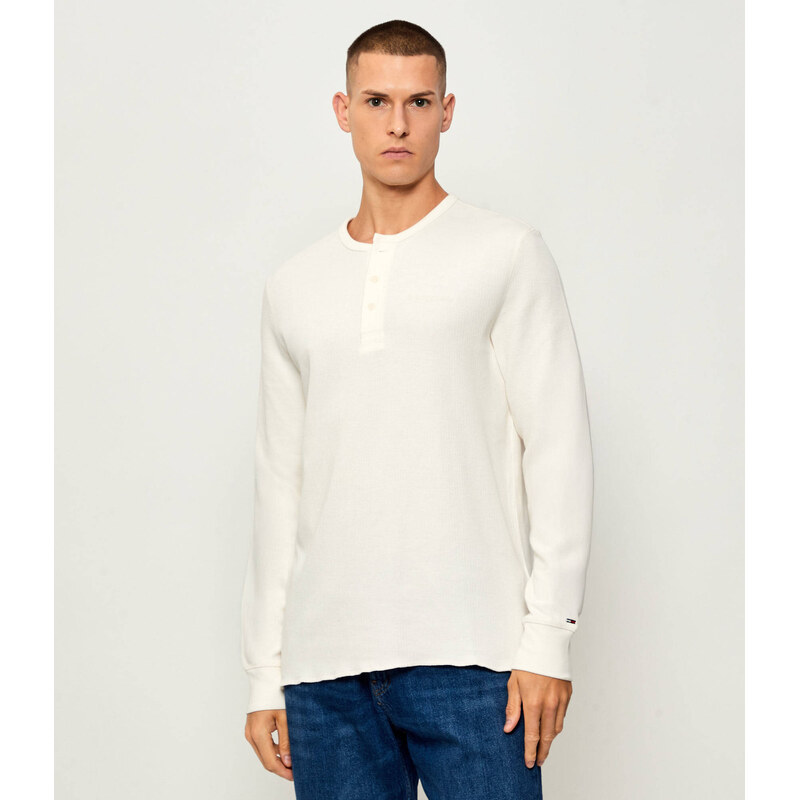 Tommy Jeans Tričko s dlouhým rukávem HENLEY | regular fit