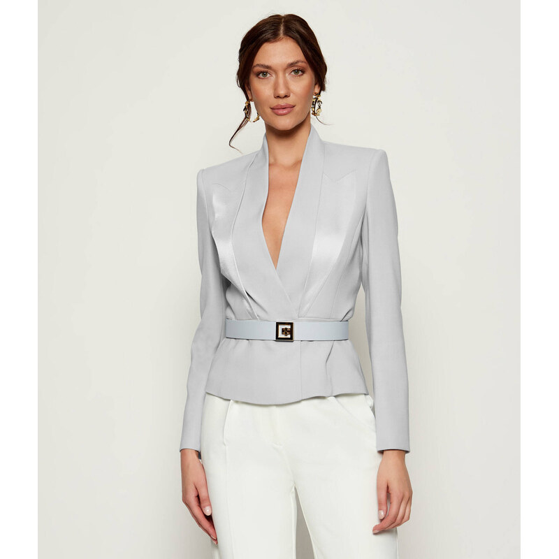 Elisabetta Franchi Blejzr | Slim Fit | s příměsí vlny