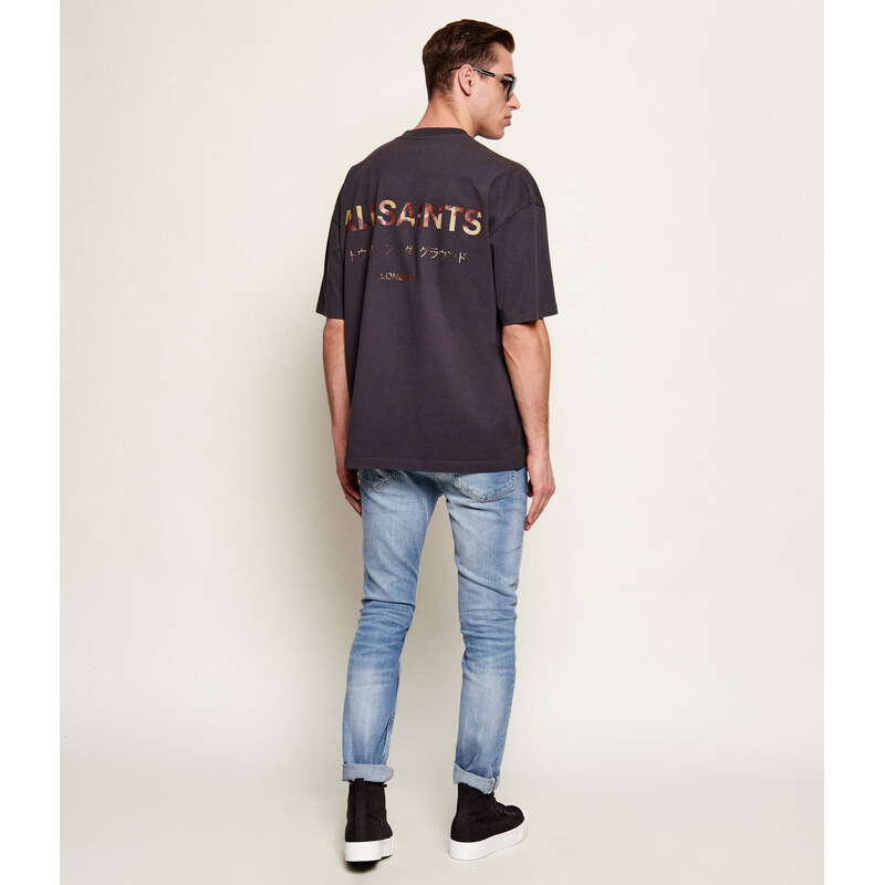AllSaints Tričko UNDERGROUND | Oversize fit