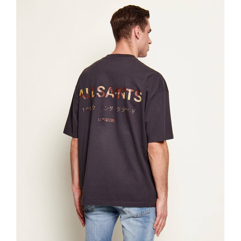 AllSaints Tričko UNDERGROUND | Oversize fit