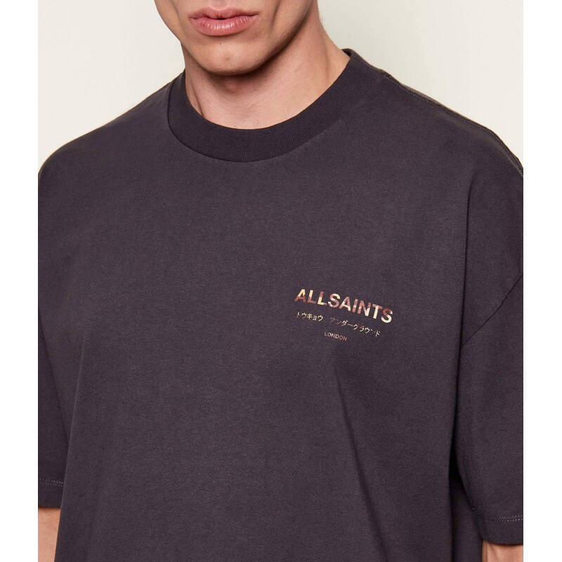 AllSaints Tričko UNDERGROUND | Oversize fit