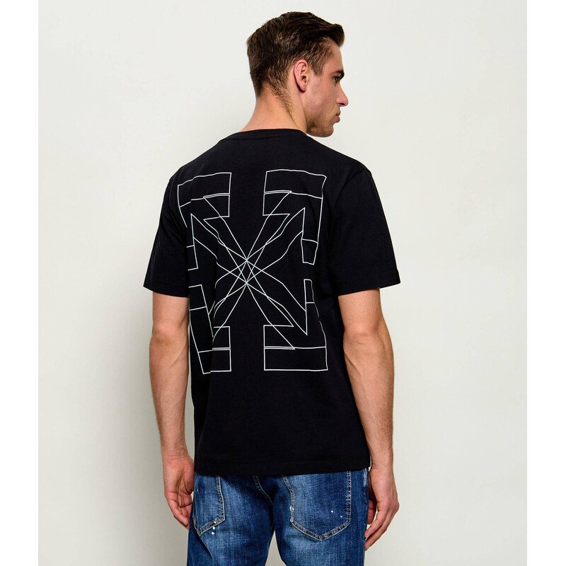 OFF-WHITE Tričko BIG DOUBLE ARROW | Slim Fit