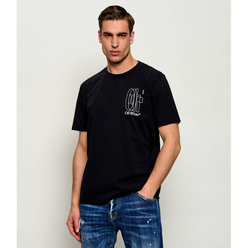 OFF-WHITE Tričko BIG DOUBLE ARROW | Slim Fit