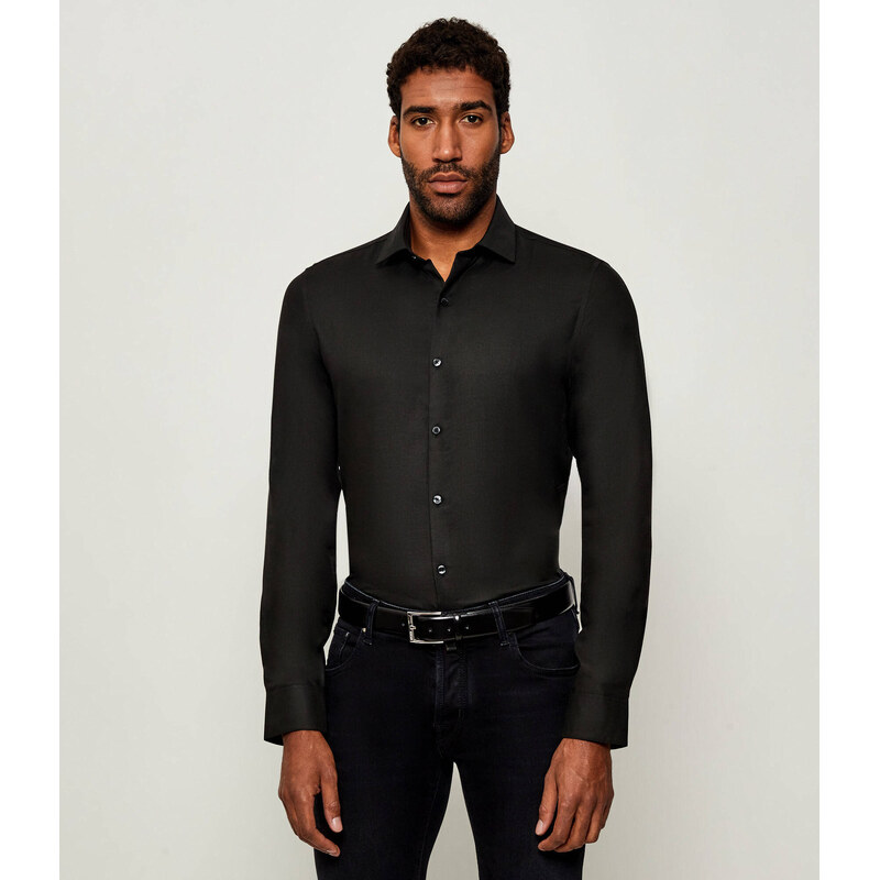 Calvin Klein Košile | Slim Fit | s příměsí vlny