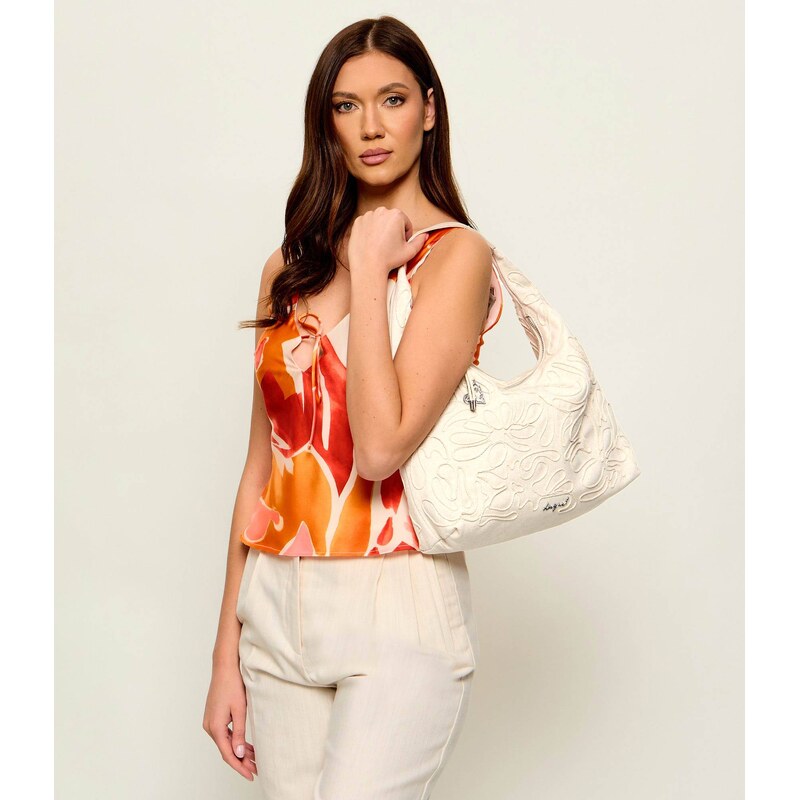 Desigual Hobo kabelka přidáním lnu