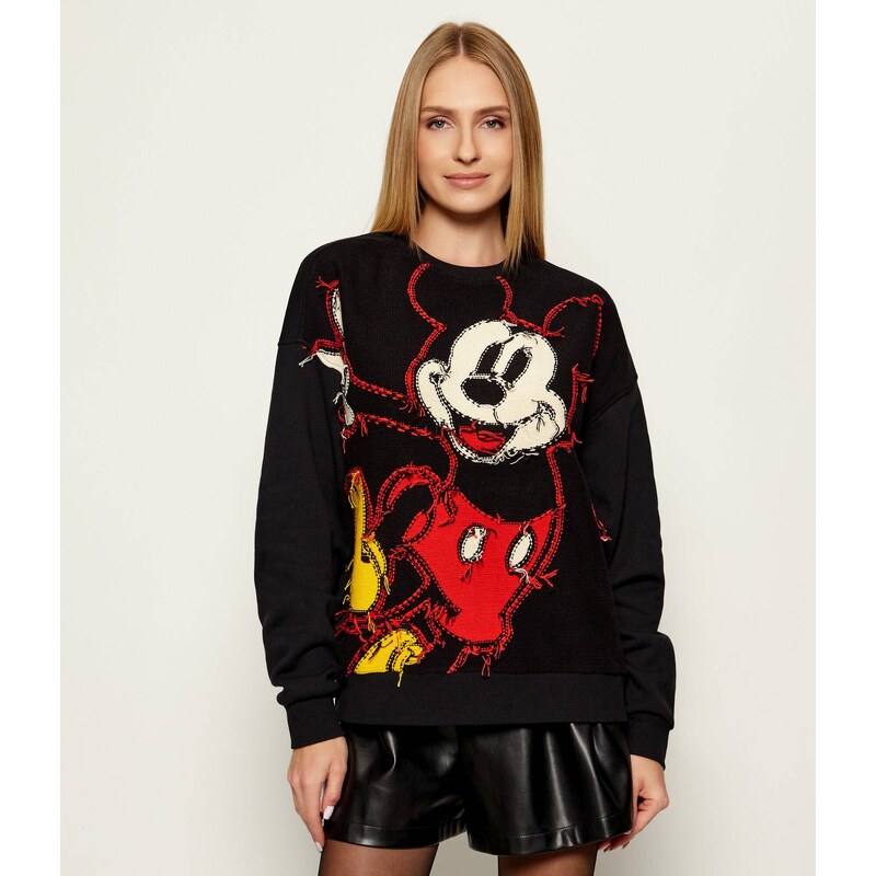 Desigual Svetr HELLO MICKEY | Desigual x Disney | Relaxed fit