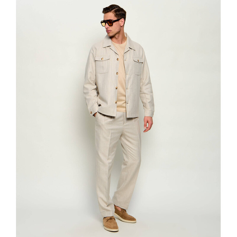 Gran Sasso Lněný komplet | regular fit