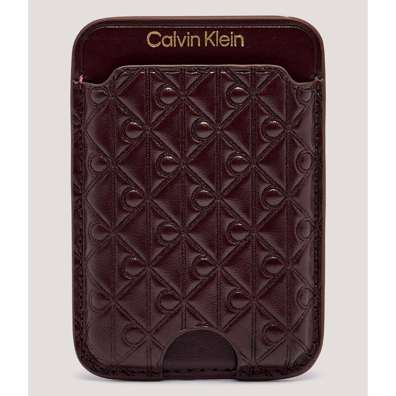 Calvin Klein Kožené pouzdro na karty