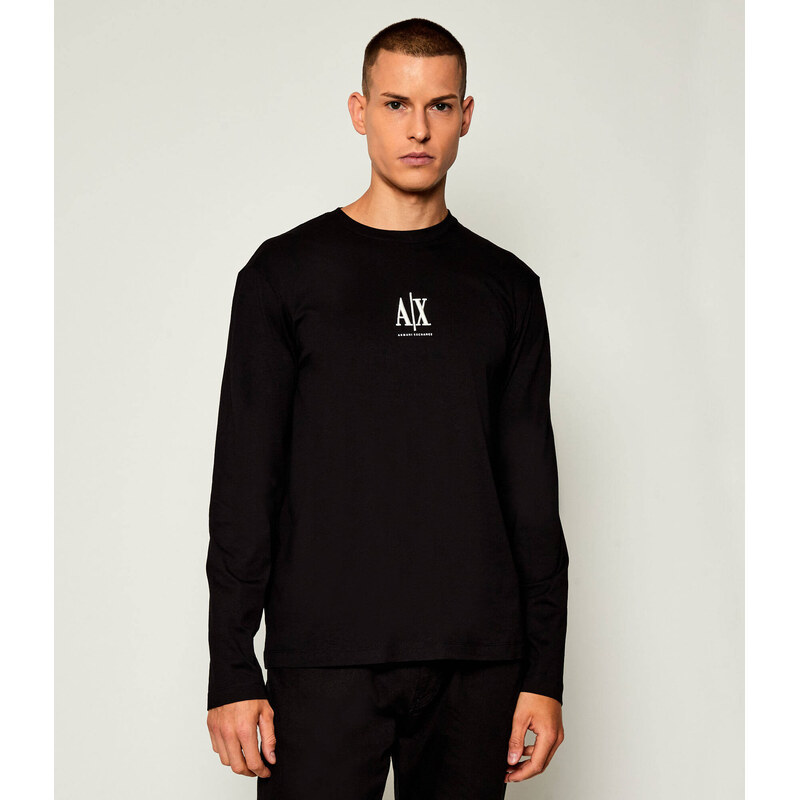 Armani Exchange Tričko s dlouhým rukávem | Slim Fit