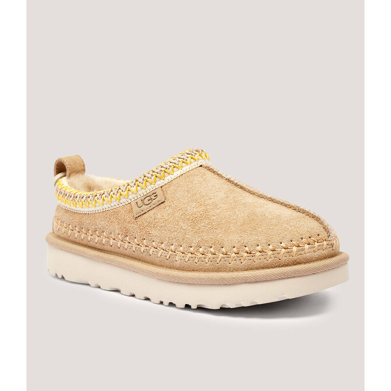 UGG Pantofle typu mules W TASMAN BIARRITZ | s příměsí vlny | semiš 107835967
