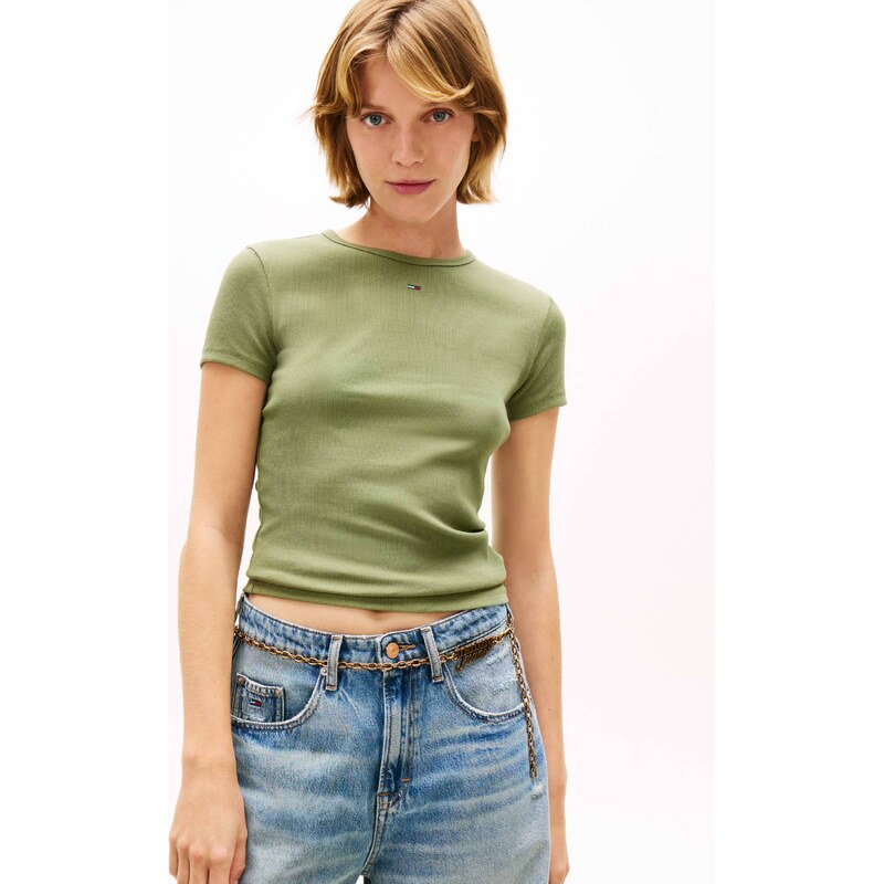 Tommy Jeans Tričko ESSENTIAL | Slim Fit
