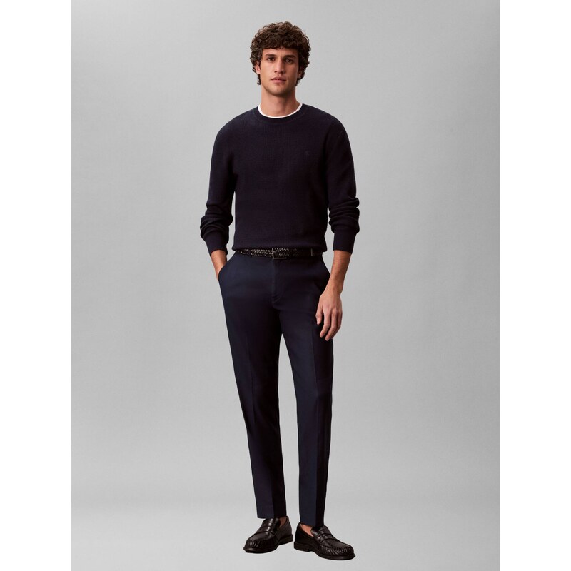 Calvin Klein Lněné kalhoty | Slim Fit