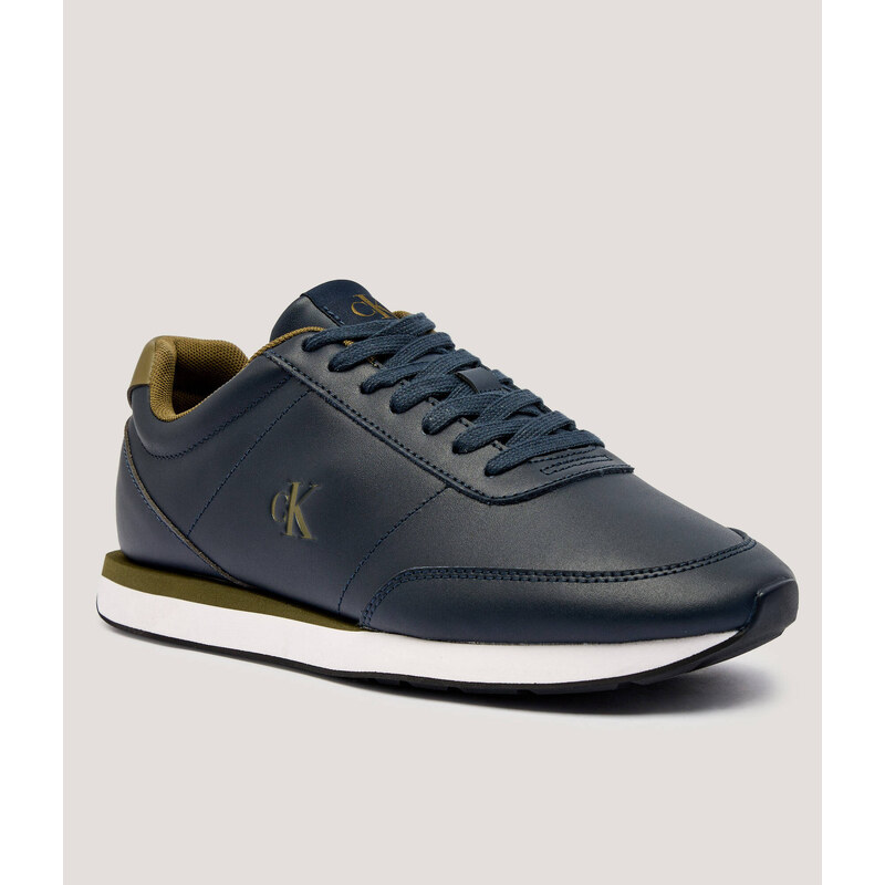 Calvin Klein Kožené tenisky RETRO RUNNER