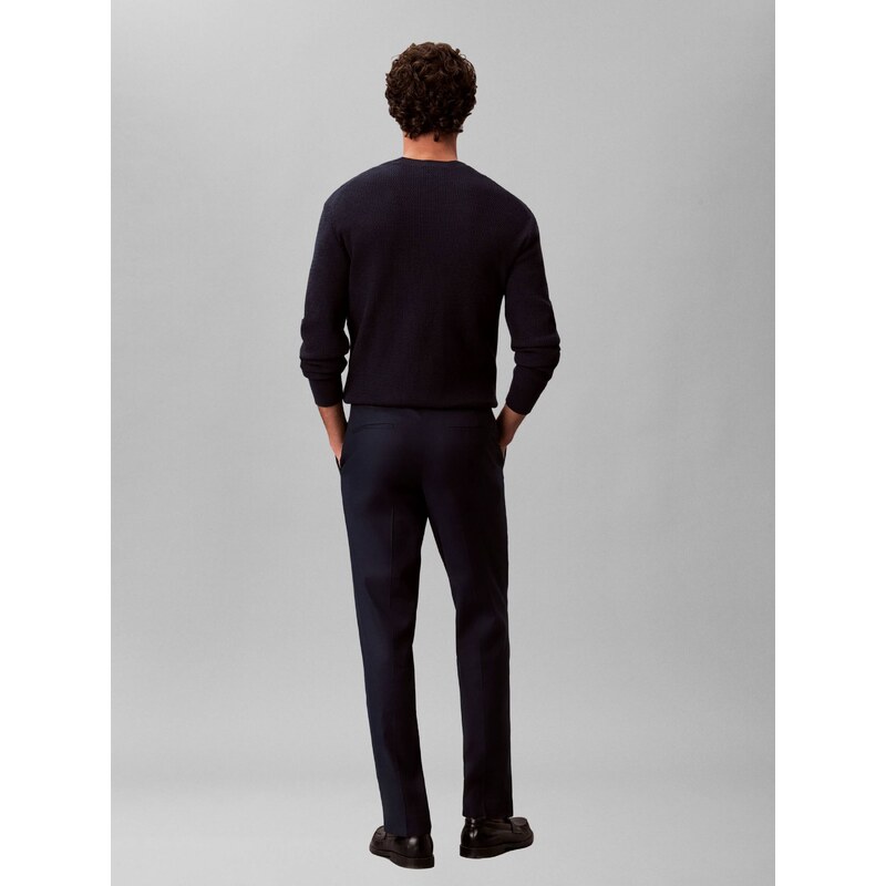 Calvin Klein Lněné kalhoty | Slim Fit