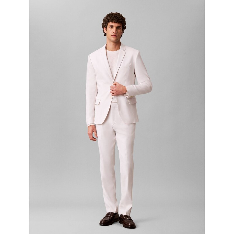 Calvin Klein Lněná sako | Slim Fit