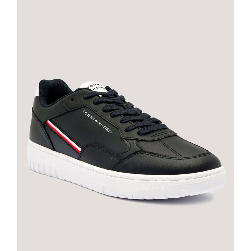 Tommy Hilfiger Kožené tenisky BASKET CORE