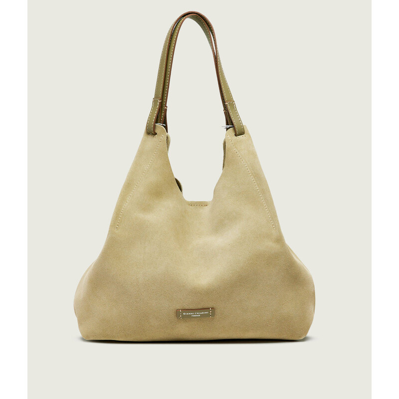 GIANNI CHIARINI Kabelka shopper + váček Dua | semiš