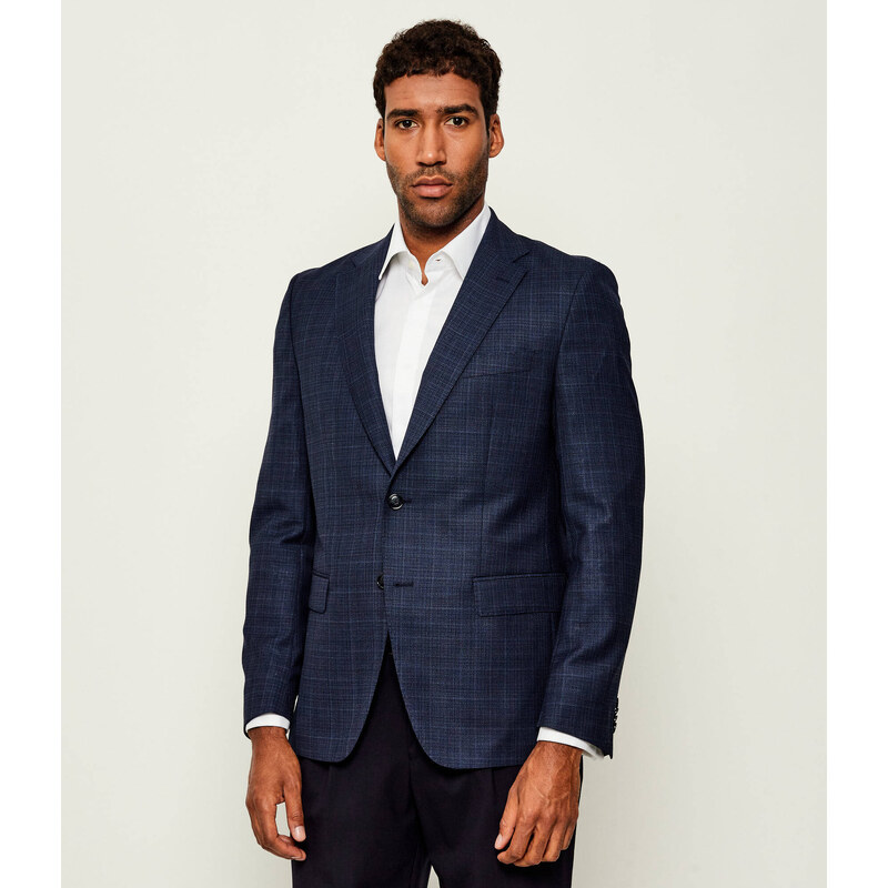 BOSS BLACK Vlněná sako H-Hutson-251 | Slim Fit