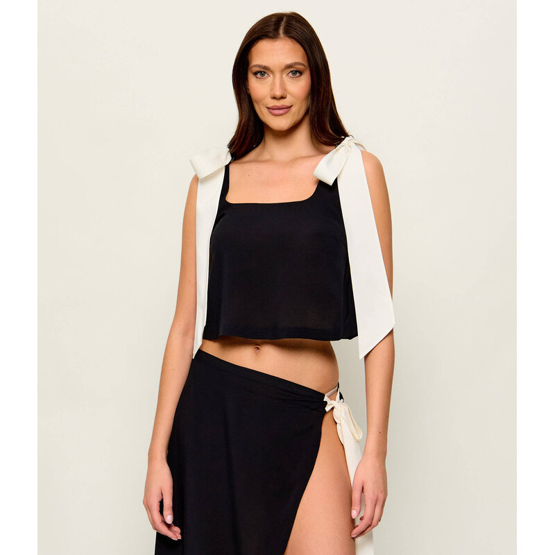 Karl Lagerfeld Jeans Top Karl Bow | Cropped Fit 114845209