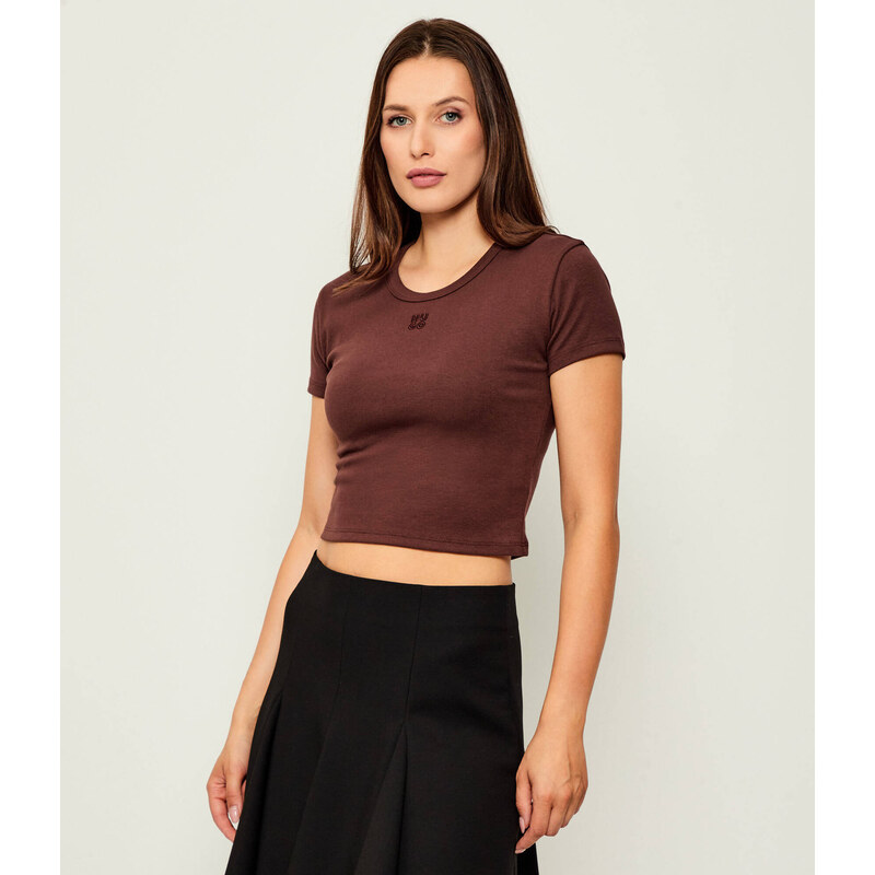 HUGO Tričko Delanor | Cropped Fit