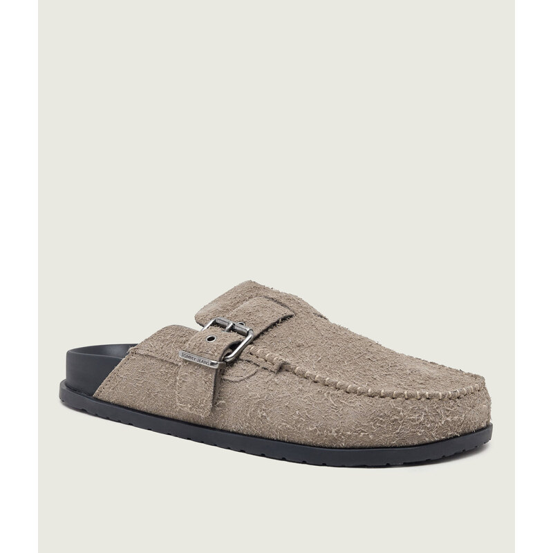 Tommy Jeans Pantofle typu mules | semiš