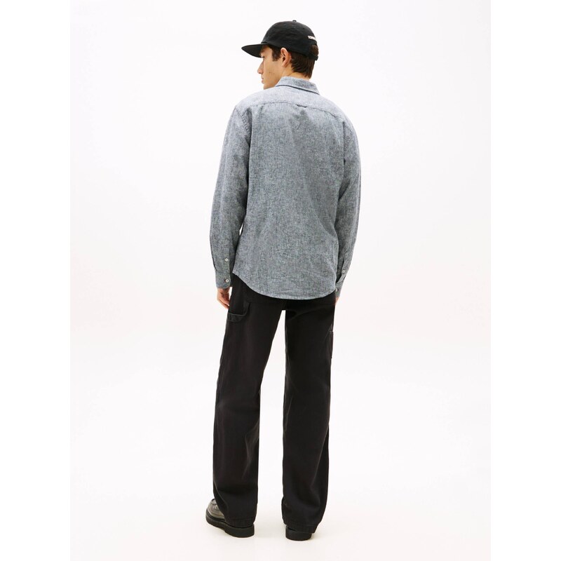 Tommy Jeans Lněná košile | regular fit