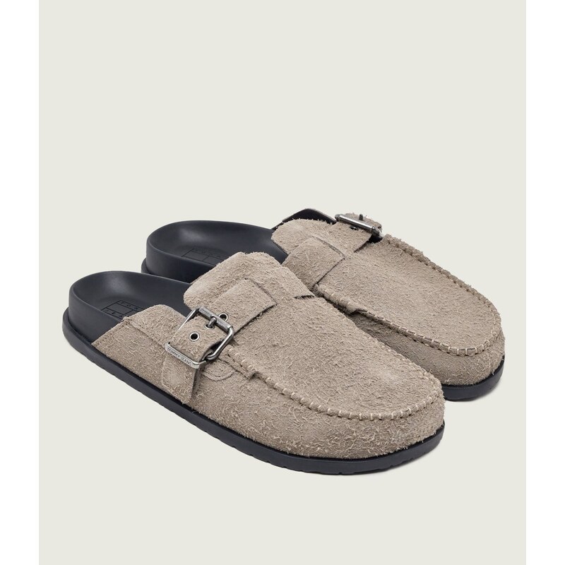 Tommy Jeans Pantofle typu mules | semiš