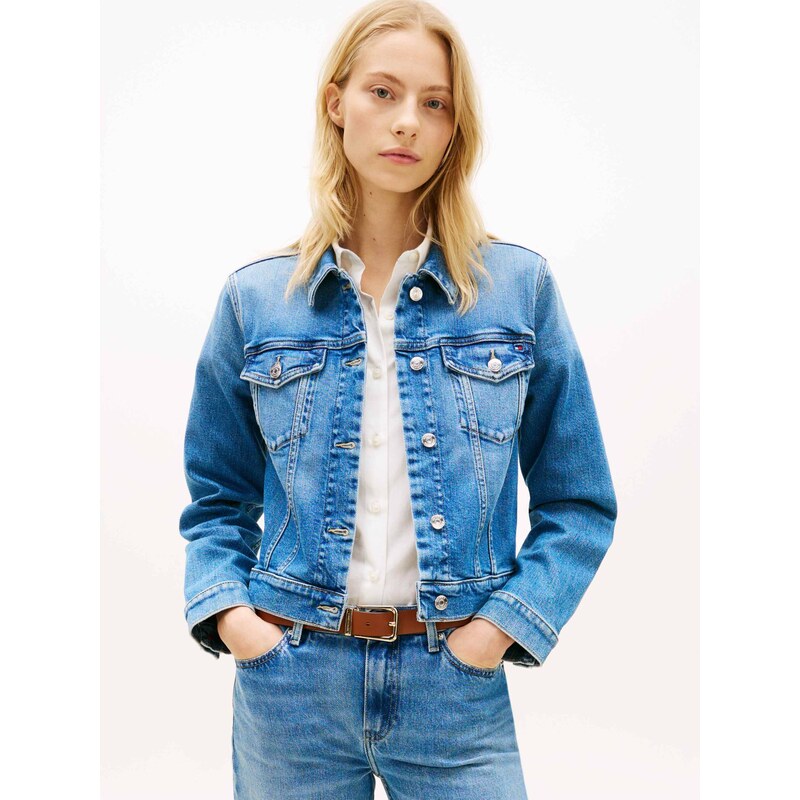 Tommy Hilfiger Džínová bunda | Slim Fit