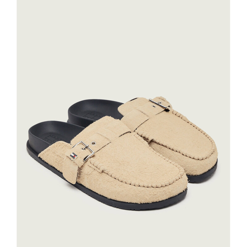 Tommy Jeans Pantofle typu mules | semiš