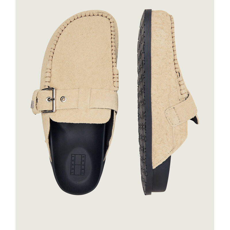 Tommy Jeans Pantofle typu mules | semiš