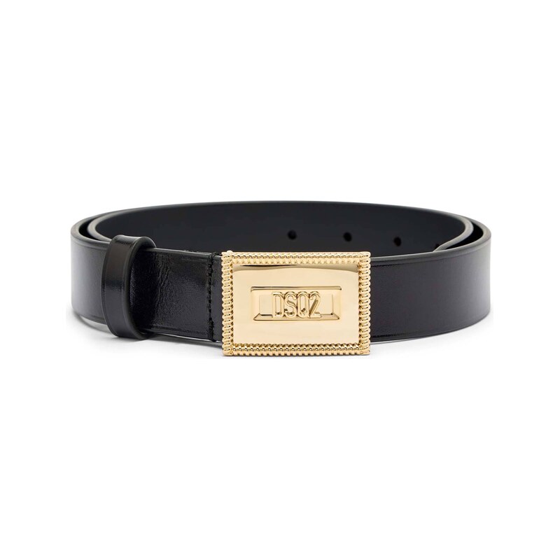 Dsquared2 Kůžoný opasek Plaque