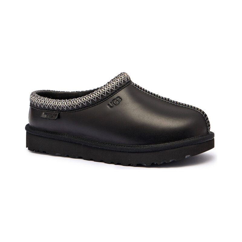UGG Kožené pantofle typu mules W TASMAN LTHR REGEN | s příměsí vlny 107648312