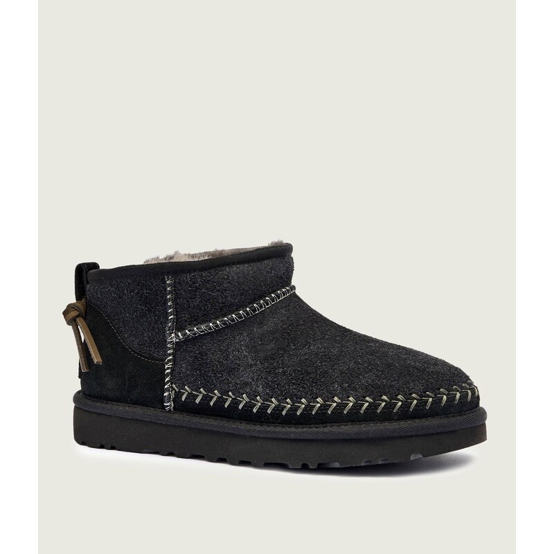UGG Sněhule W CLASSIC ULTRA MINI BIARRITZ | semiš