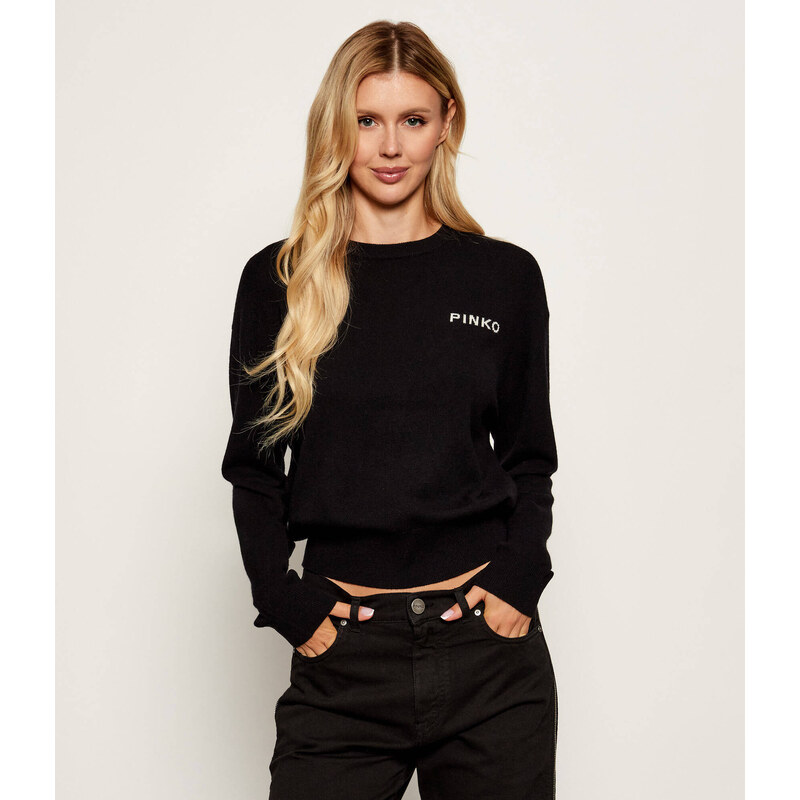 Pinko Vlněný svetr | Loose fit | s příměsí kašmíru 107628098