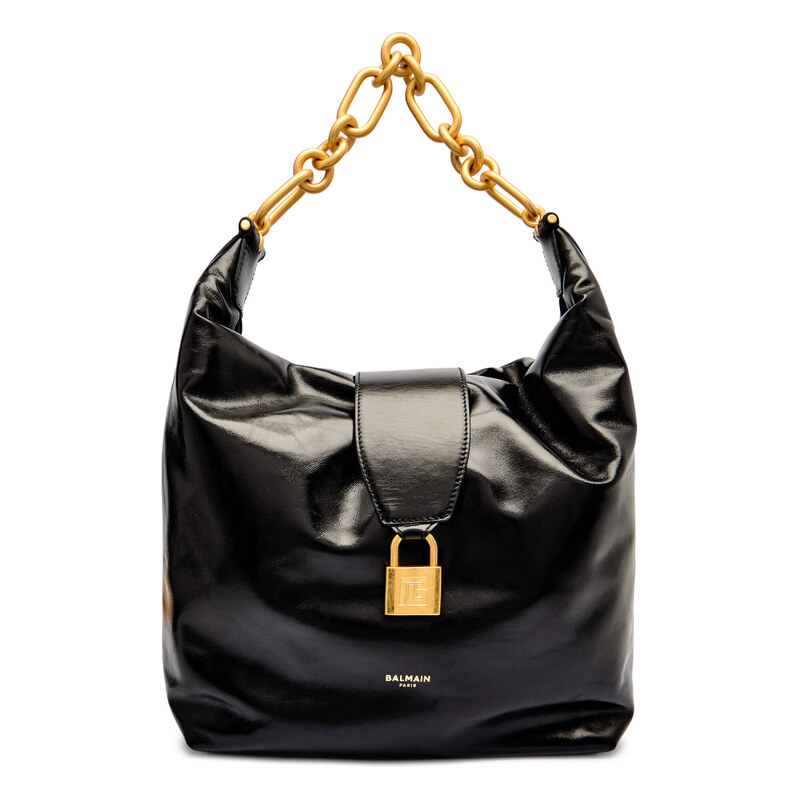 Balmain Kožená kabelka shopper SYNC 107628232