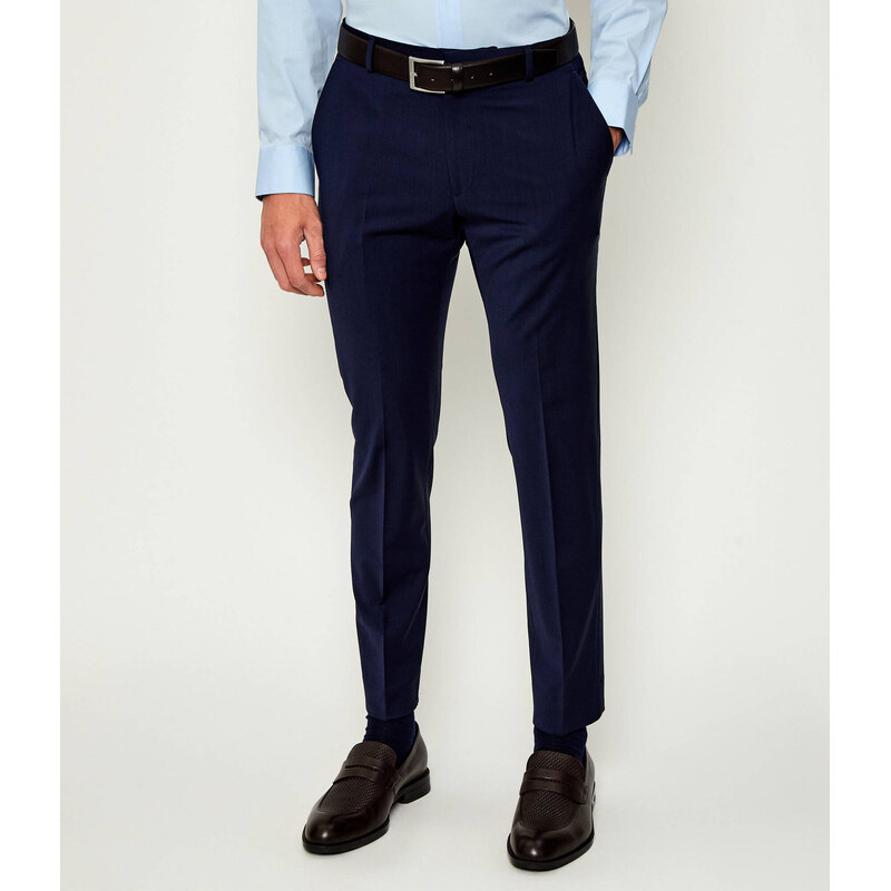 Calvin Klein Vlněné kalhoty | Slim Fit