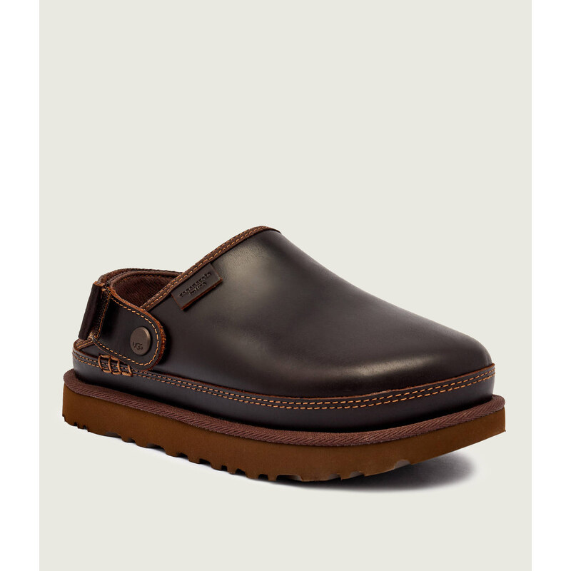 UGG Kožené mule 2v1 W GOLDENSTAR CLOG LTHR REGEN