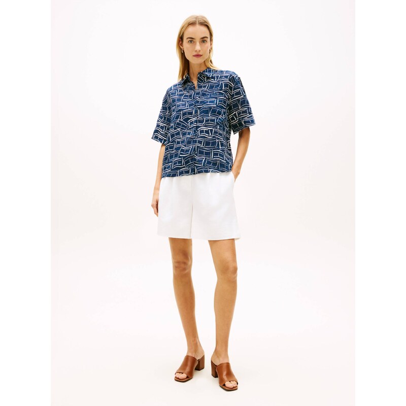 Tommy Hilfiger Lněná košile | Loose fit