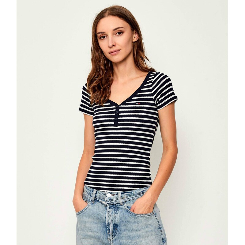 Tommy Jeans Halenka HENLEY | Slim Fit