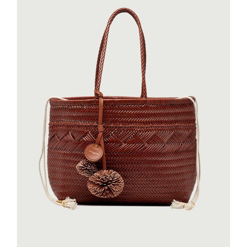 GIANNI CHIARINI Kožená kabelka shopper Paloma
