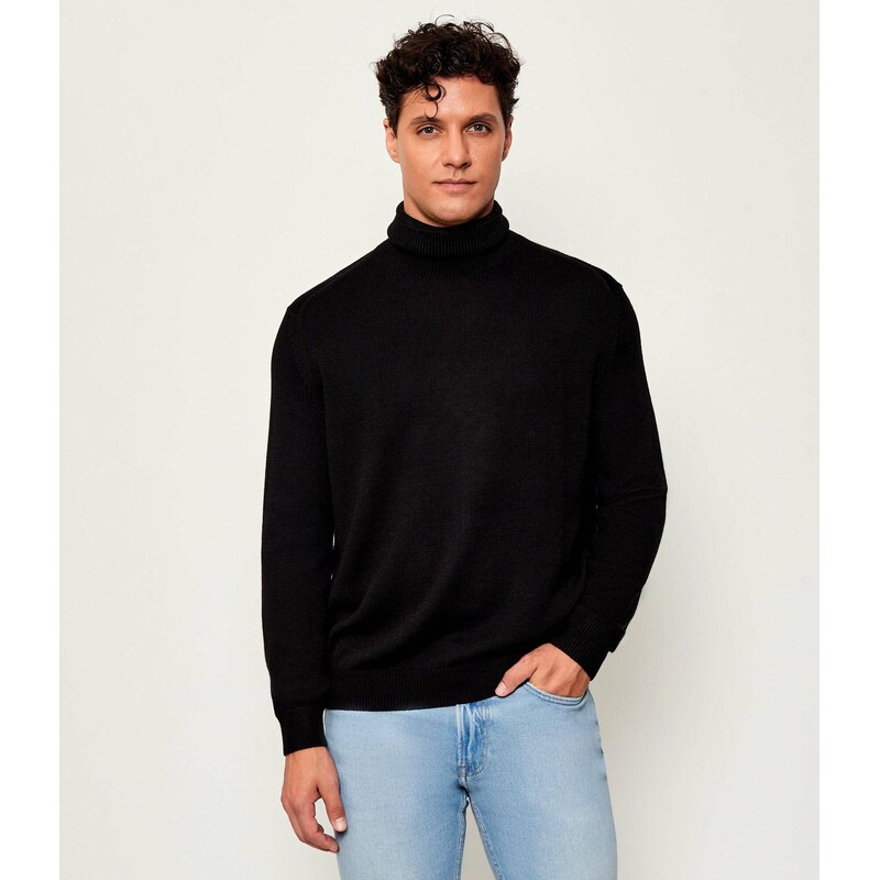 Armani Exchange Rolák | Regular Fit | s příměsí vlny