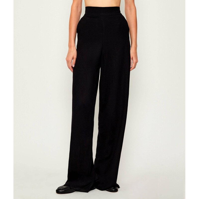 Marella Kalhoty DOROTY | flare fit | s příměsí vlny