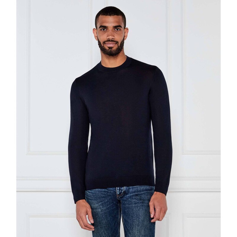 Emporio Armani Vlněný svetr | Slim Fit
