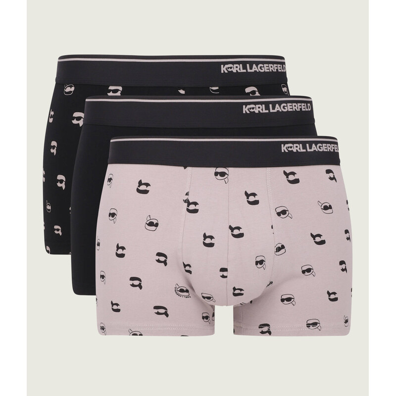 Karl Lagerfeld Boxerky 3-pack Ikon